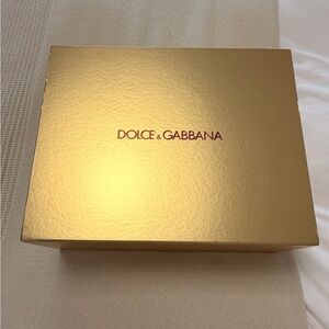 Dolce & Gabbana Luxury Gold Gift Box – Large Size – Authentic Packaging